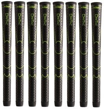 Winn Dritac Black Midsize  Golf Grips ! Pack of 8